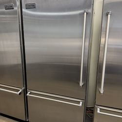 Viking 36” Stainless Steel Built In Bottom Freezer Refrigerator 