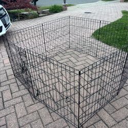 24” metal Dog Pen