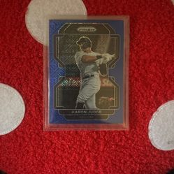 2022 Prizm Blue Mojo Of 199 Aaron Judge