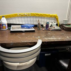 Dining Table Used For Art Work For Freee