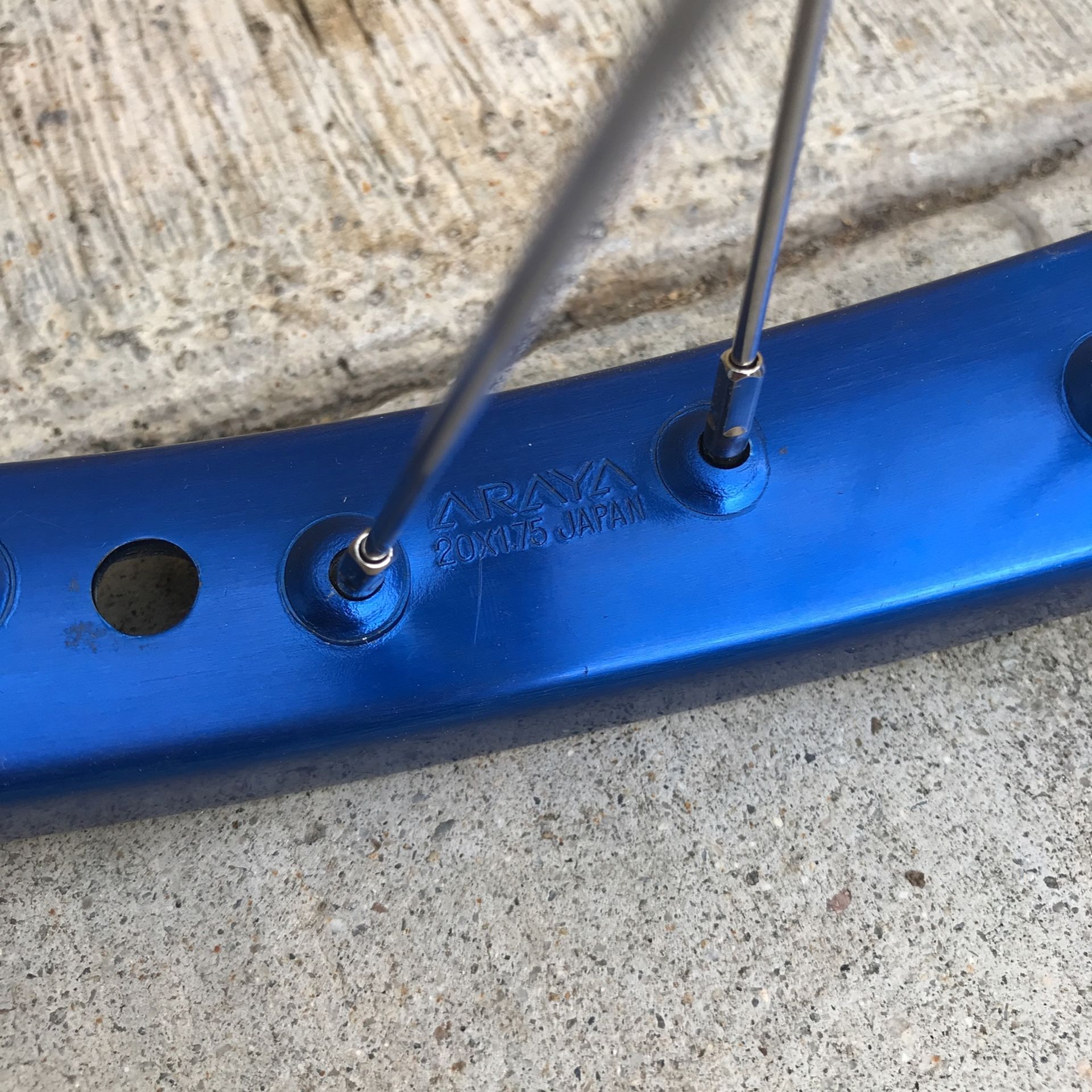 Vintage BMX 20” Araya Rims 7C Suzue Hubs ACS Freewheel for Sale in