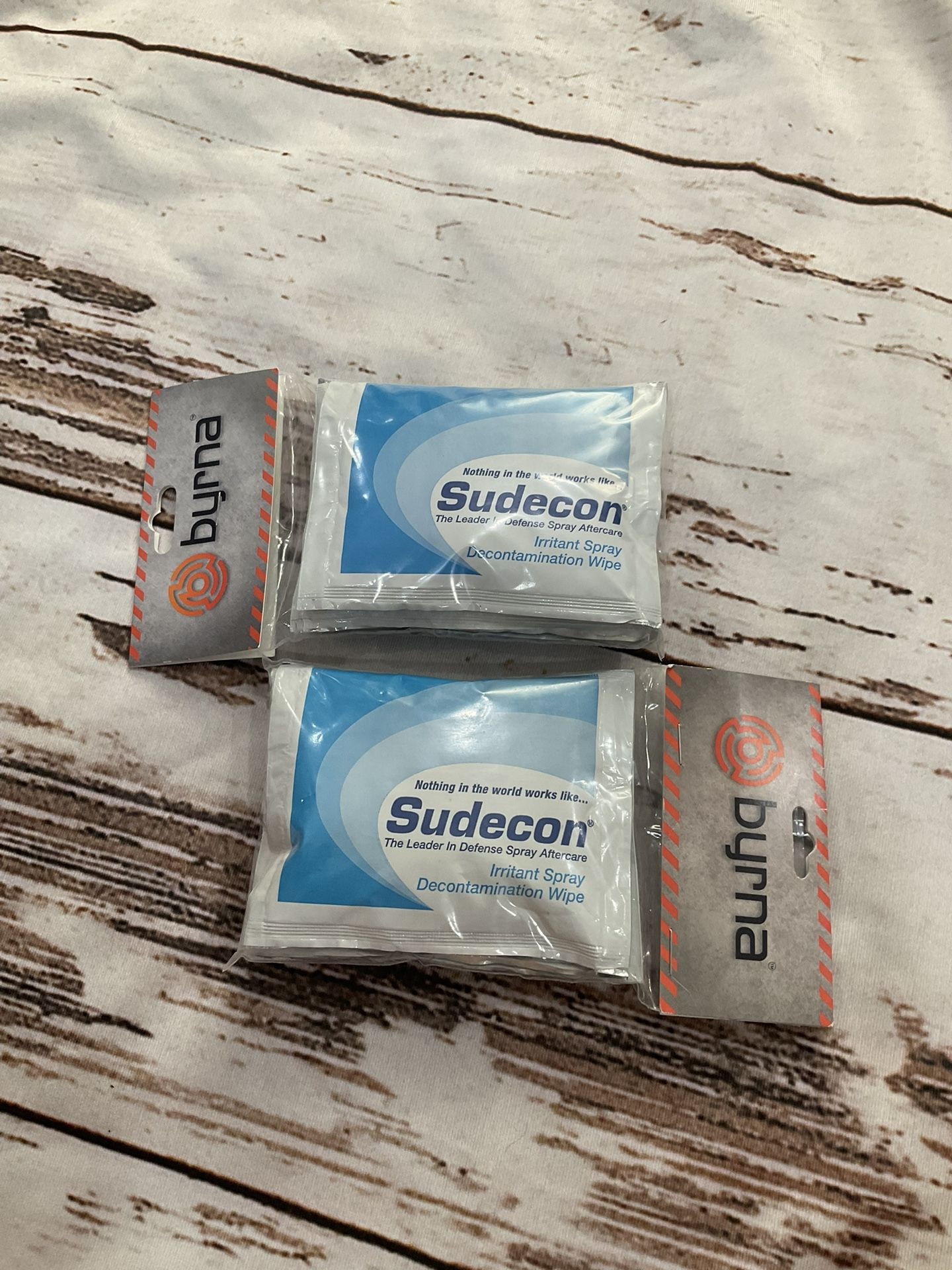 BYRNA SUDECON DECONTAMINATION WIPES