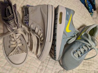 Size 13 youth Converse and Nike air Max $15 each or both for $25