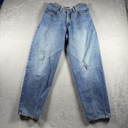 Vintage Anchor Blue Beyond Baggy Jeans Men’s 30x32 Blue Distressed Skater #2491
