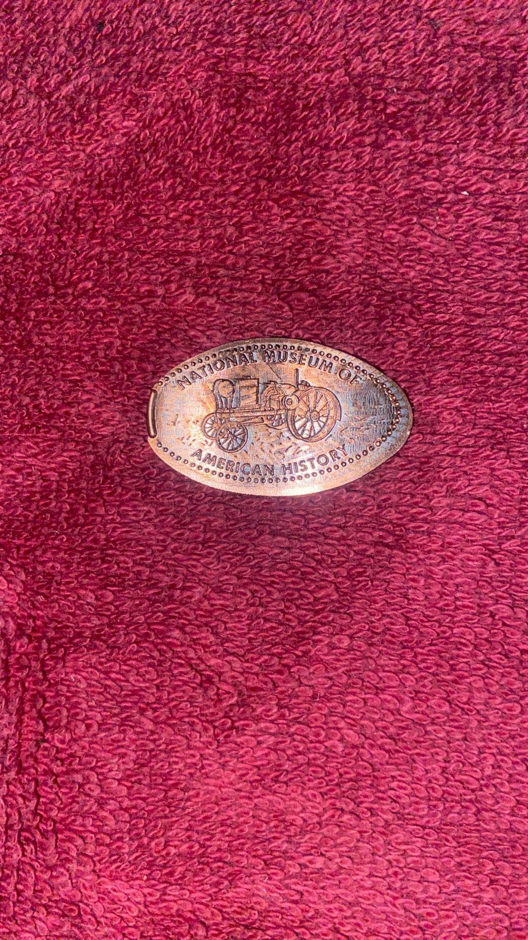 “Smithsonian National Museum of American History Elongated Penny – Washington, D.C. Souvenir Coin”