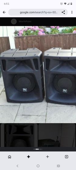 Pair of speaker ev sx 500