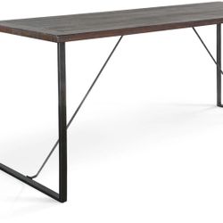 Dining Table Counter Height (rustic) and Six Swivel Chairs RC Willey