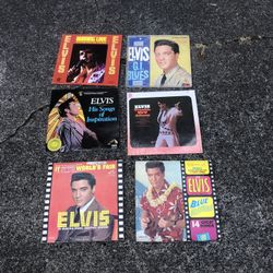 6 Elvis records in decent shape