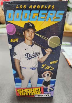 Dodgers Shohei and Decoy Bobblehead