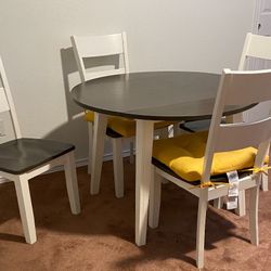 White Round Table 