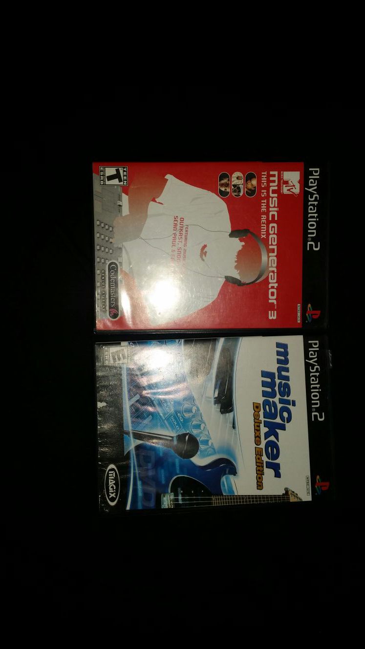 Music games ps2