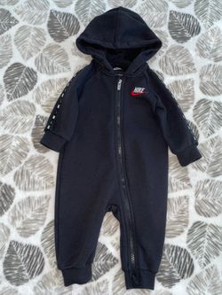Nike 6 months Hooded Fleece Jumpsuit