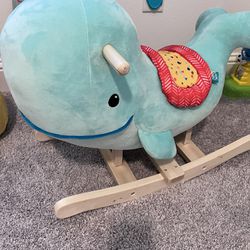 Wooden Whale Rocker Toy