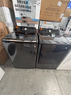 Samsung set washer and dryer