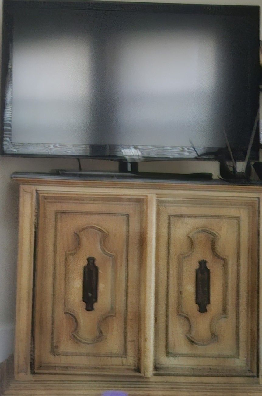 Tv and stand 