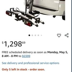 SARIS
Door County 2-Bike Car Bike Rack, Hitch Bike Rack with Electric Lift