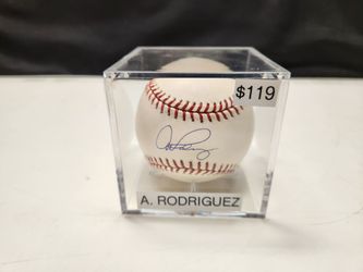Alex Rodriguez Signed, Certified Baseball- and 650 Other Baseballs!