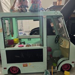 Ice Cream Truck With Some Toys 