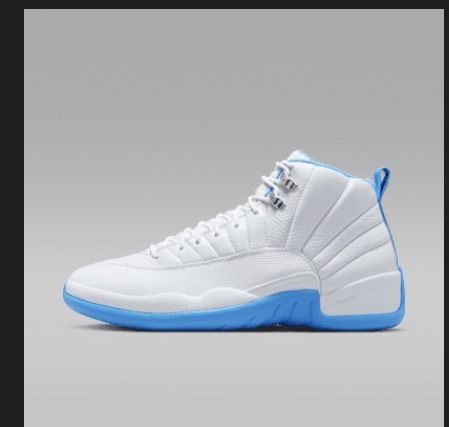 Air Jordan 12 White And University Blue