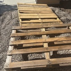 2 Wooden Pallets 