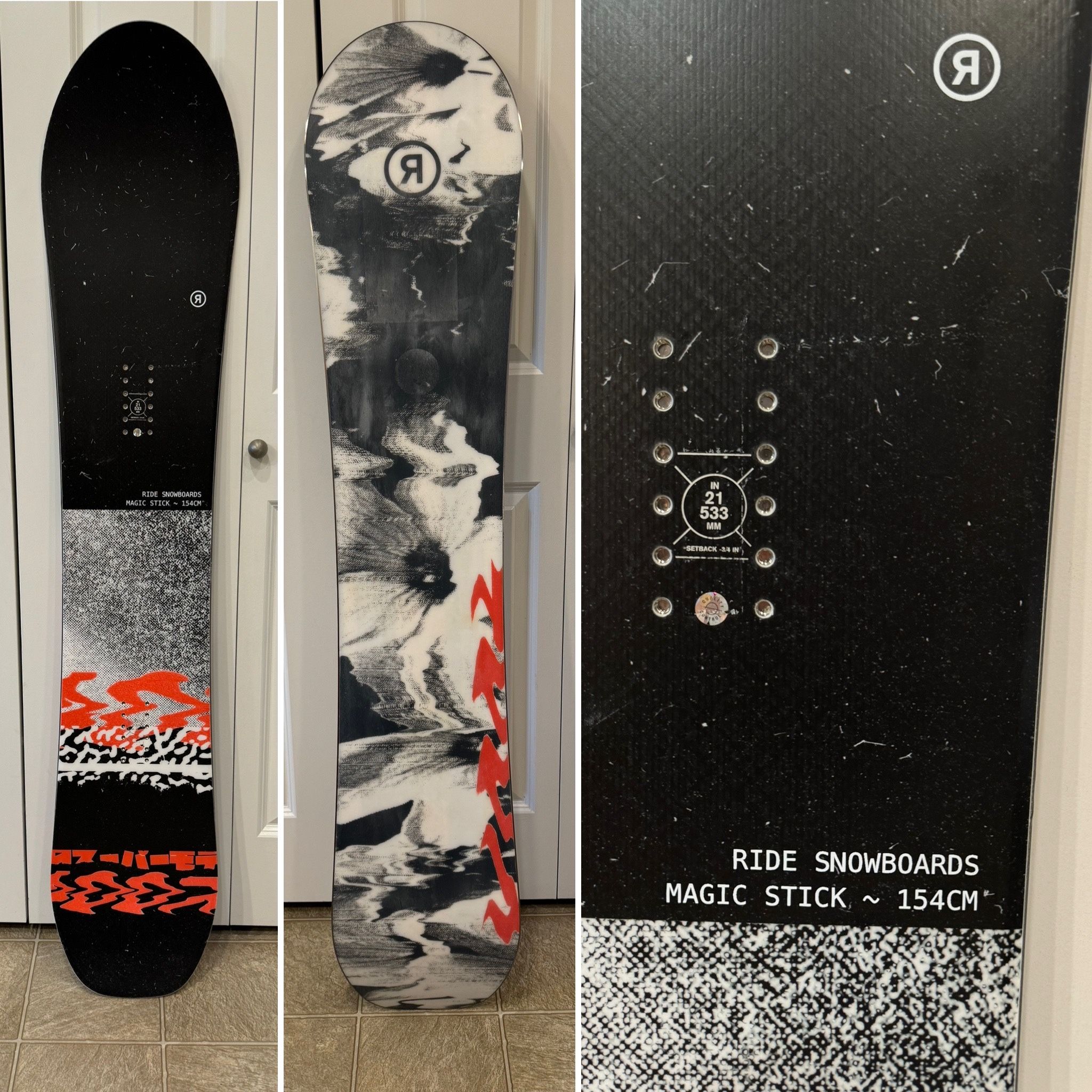 Ride "Magic Stick" 2022 154cm brand new snowboard