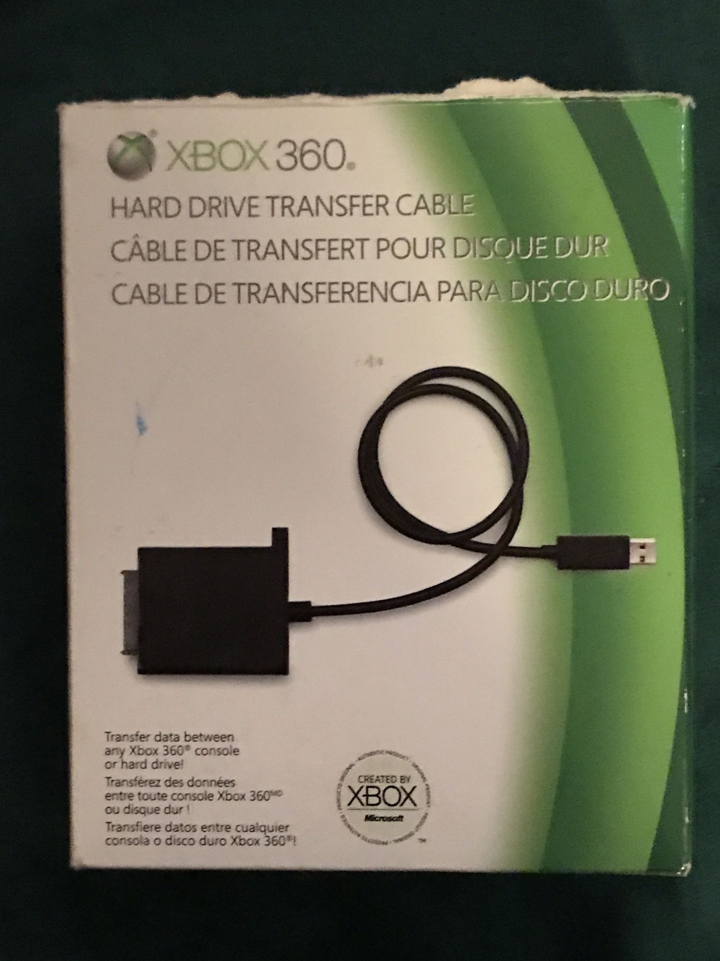 XBOX 360 Hard Drive Transfer Cable