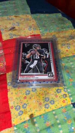Donruss optic stars Kirk cousins falcons football card