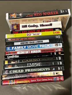 Assorted VHS and DVD's ($5 Used/Sealed $10ea or $50/lot)
