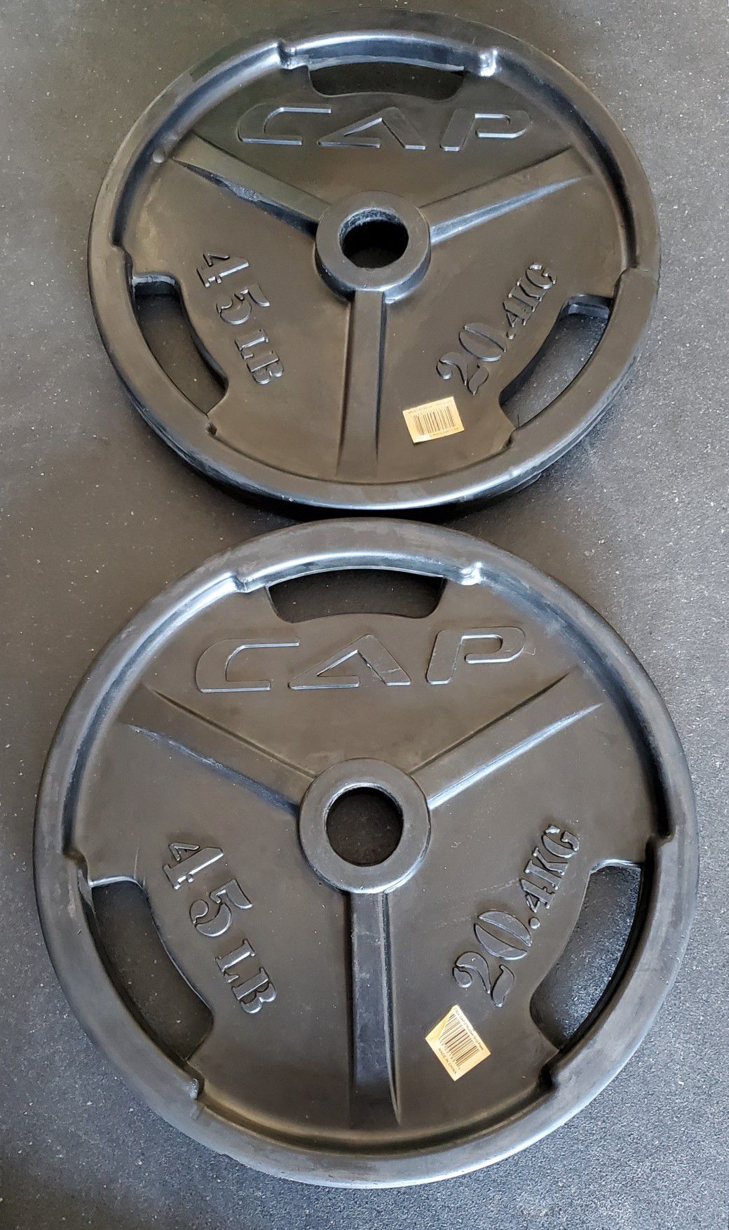 OLYMPIC WEIGHT PLATES RUBBER COATED