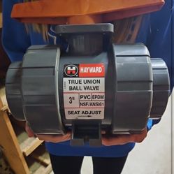 PVC Ball Valve 3 Inch Hayward Comercial Grade 