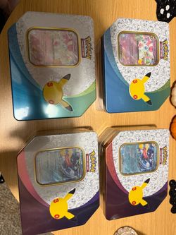 Pokemon 30th anniversary tins