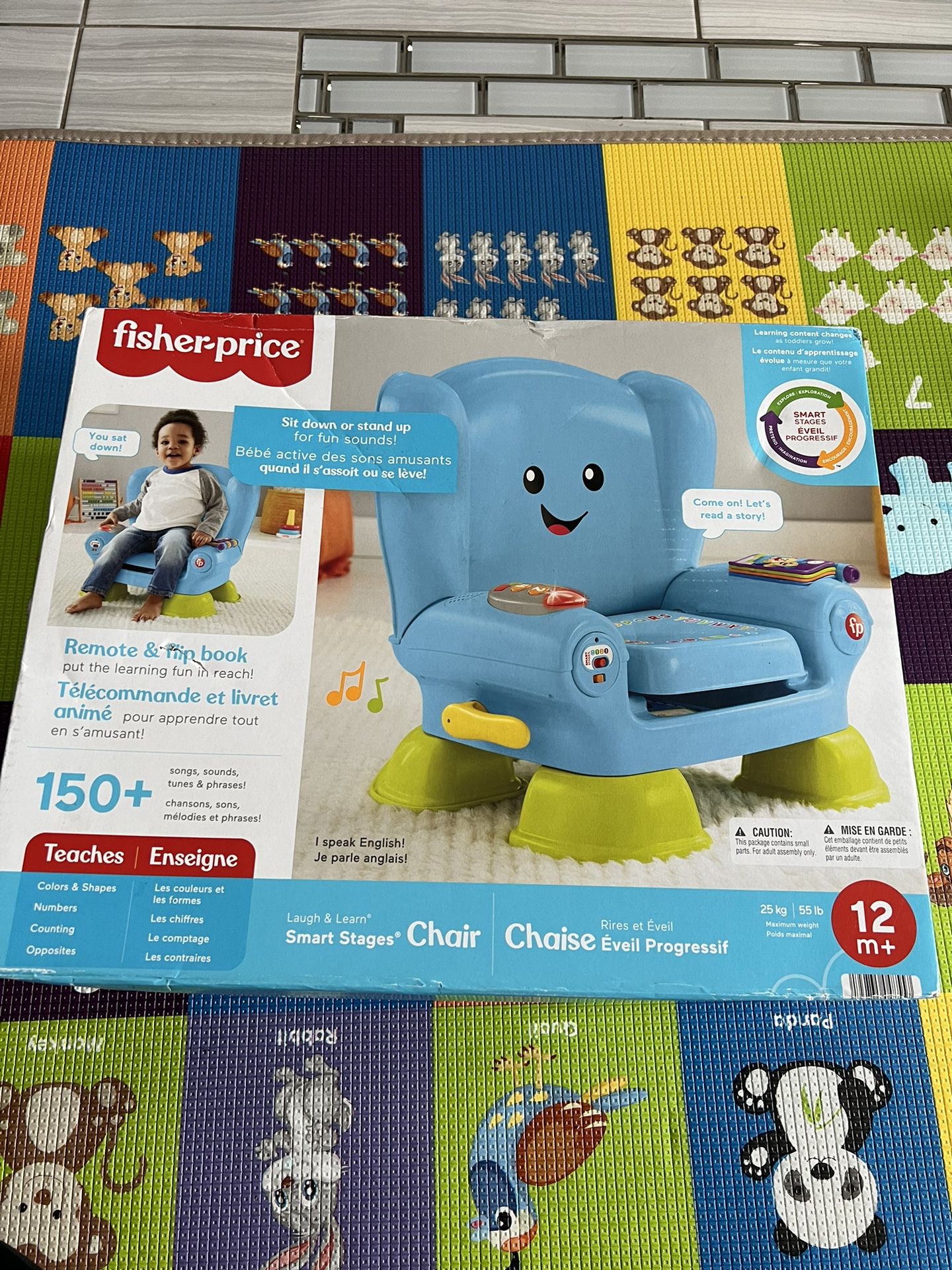 Fisher-Price Laugh & Learn Smart Stages Chair Electronic Learning Toy for Toddlers