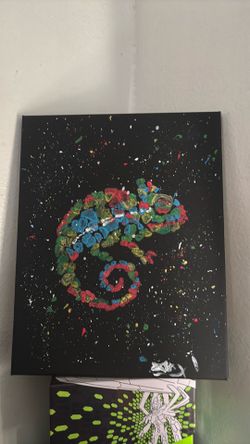 Chameleon painting