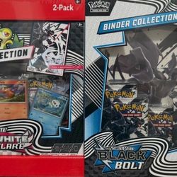 Pokémon Unova TCG Black Bolt and White Flare Binder +Poster  Collection
