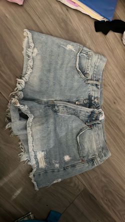 Blue shorts