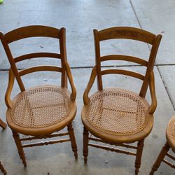 Cane Wicker Chairs 