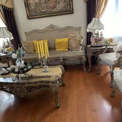 Sofa Set  Y 4 Sillas