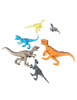 Plastic Dinosaur Toy Figures Set of 6