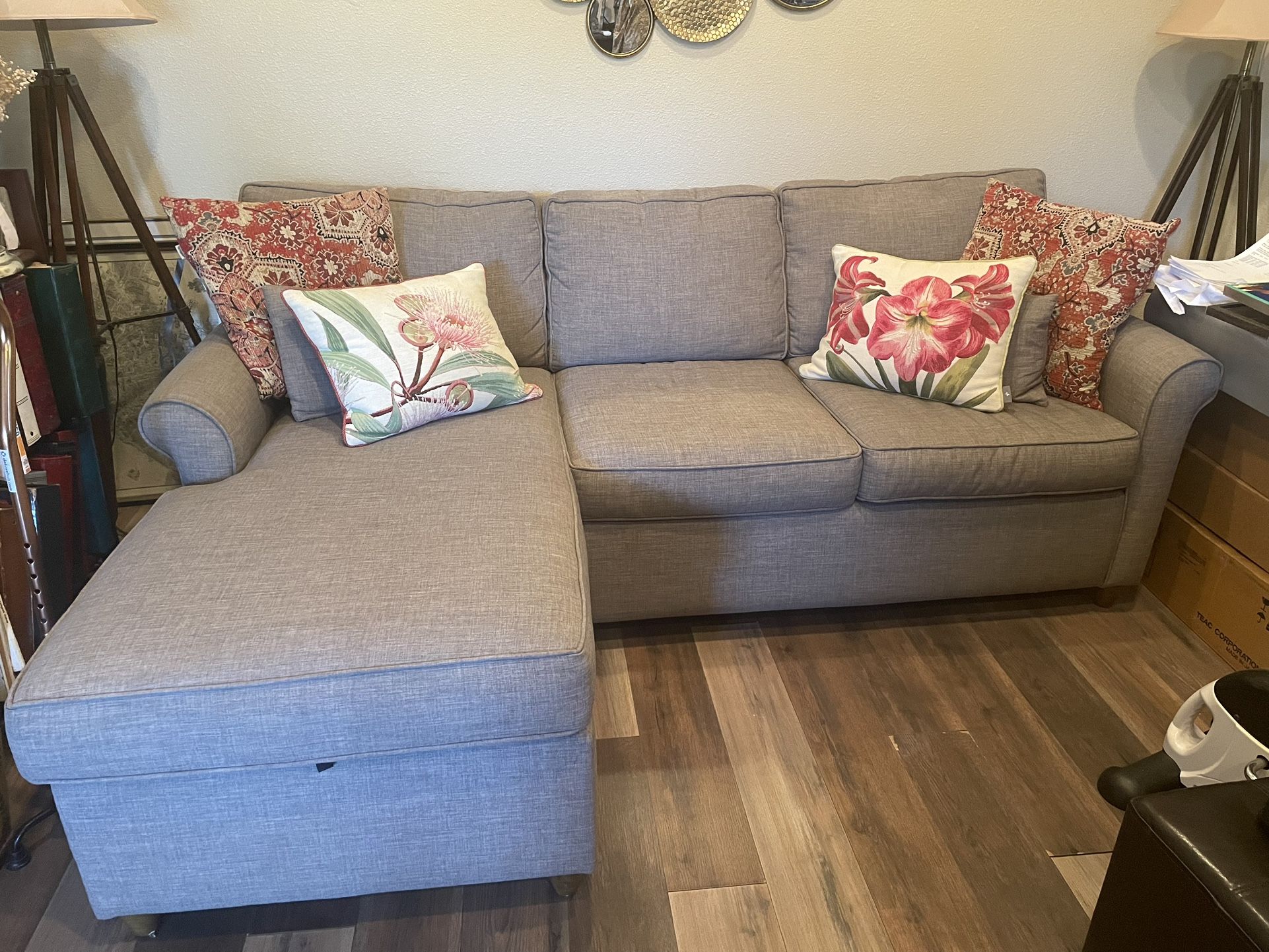 Sofa w/ Storage Chaise $400 obo