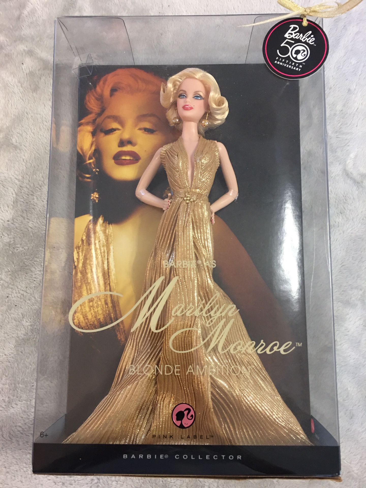 Marilyn Monroe Blonde Ambition 50th Anniversary Collectors Barbie Doll