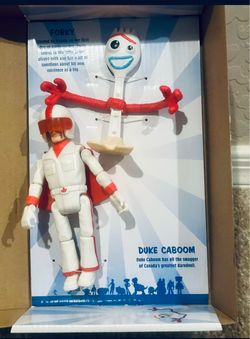 Disney Pixar Toy Story Duke Caboom and Forky action figure set
