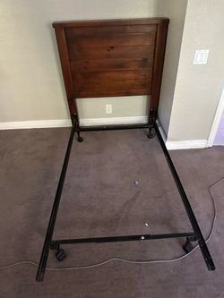 Twin headboard and frame