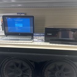 Hp Laptop And Canon Printer 