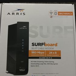 Brand New Arris Surfboard WiFi Cable Modem AC2350 