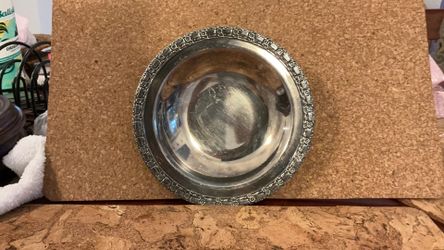 International Silver Co Silver plated Dish 71/2 Inch