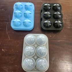 Silicone Sphere Ice Mold Trays