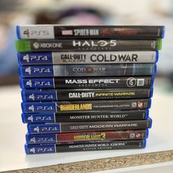 Video Game Lot – PS4, PS5 & Xbox One – 11 Games – $100