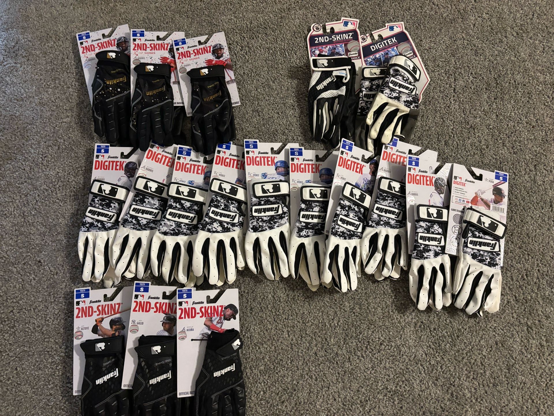 Youth Small Baseball Batting Gloves