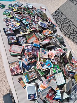 Large Lot of Mixed Sports Trading Cards