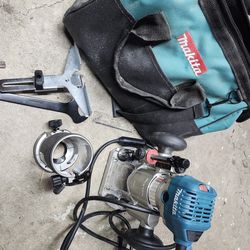 Mikita router with plunge  base